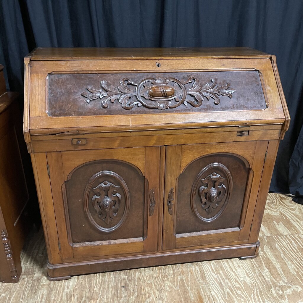 Victorian Oak Secretary