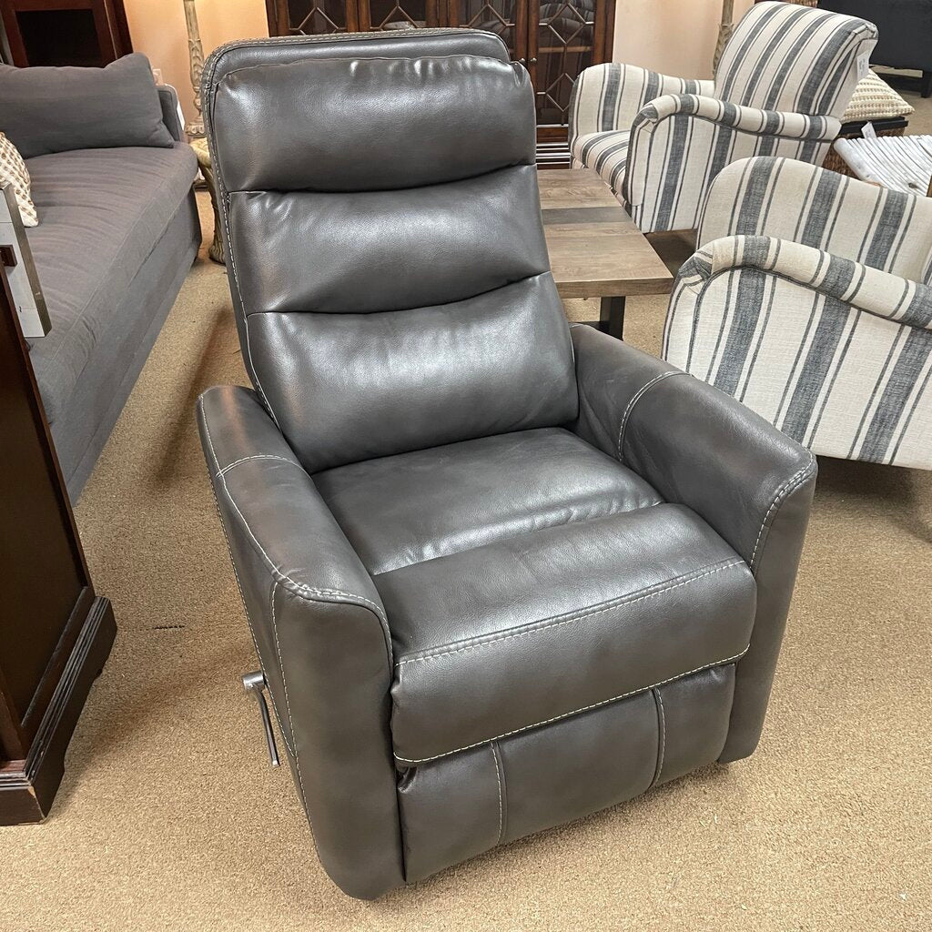 Faux Leather Swivel Rocker Recliner