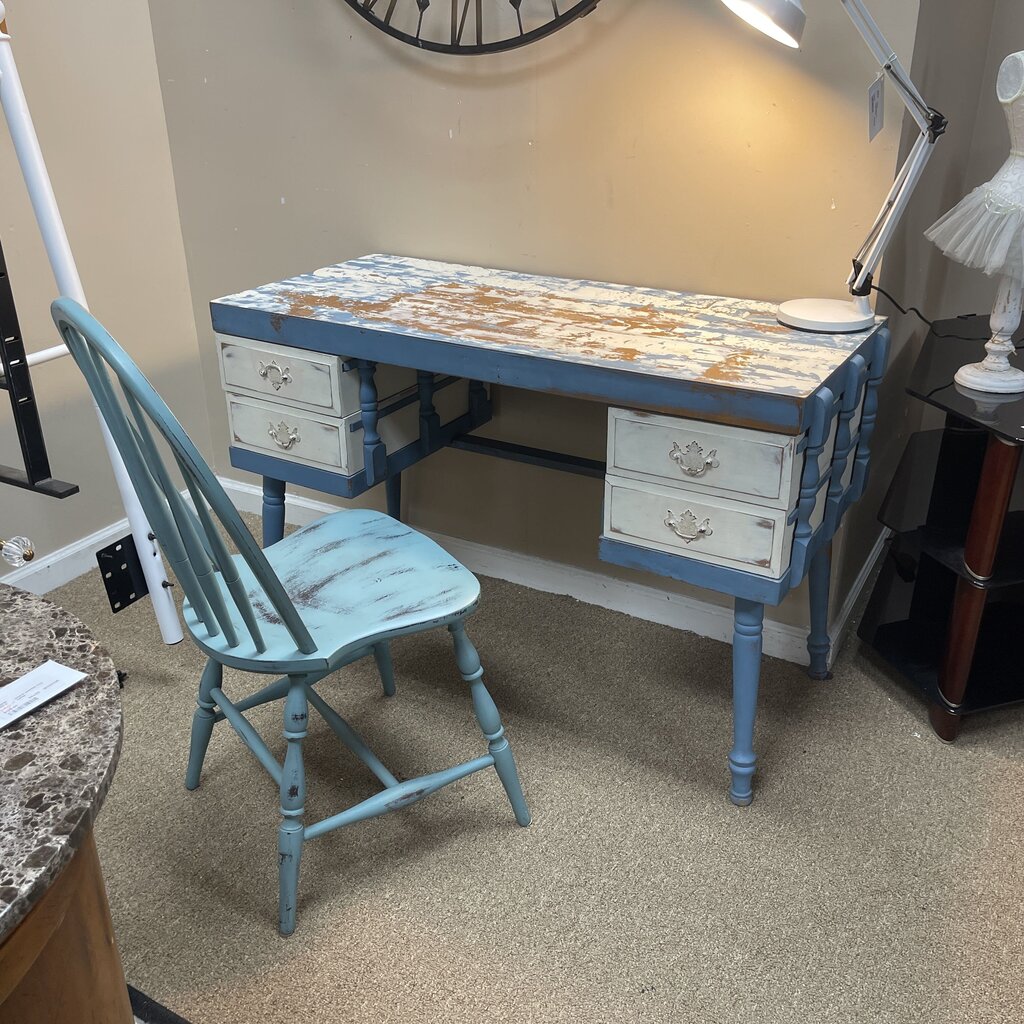 Shabby Funky Student Desk + Chair
