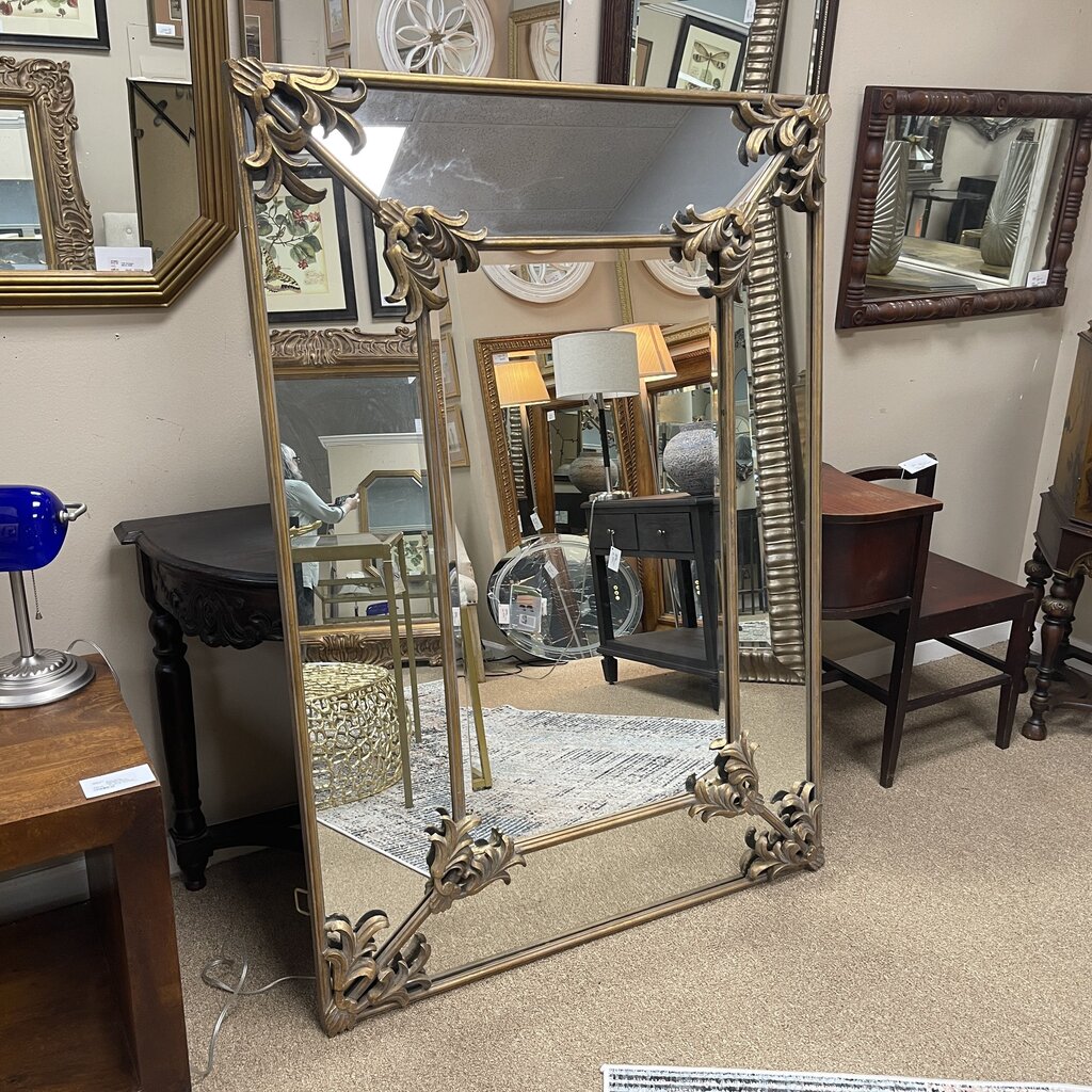 Large Ornate Gold Mirror