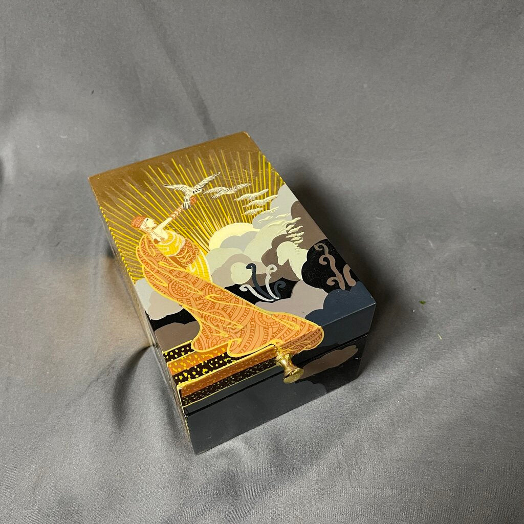 Vintage Erte Wings of Victory Trinket Box
