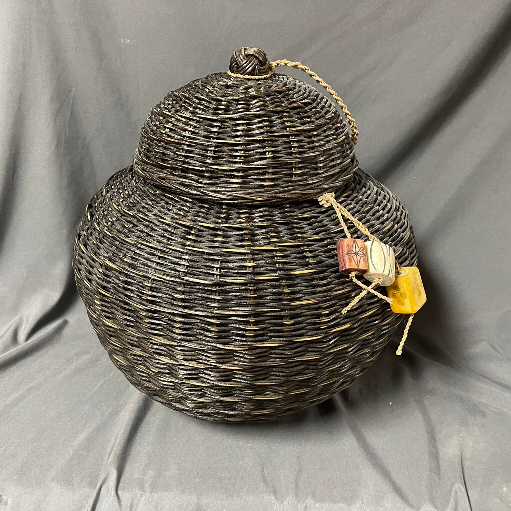 Large Lidded Basket