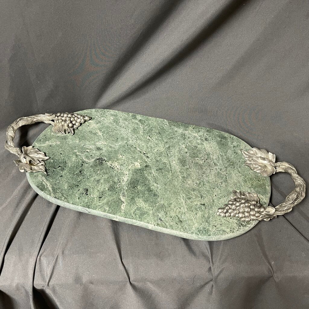 Marble + Pewter Cheese Board