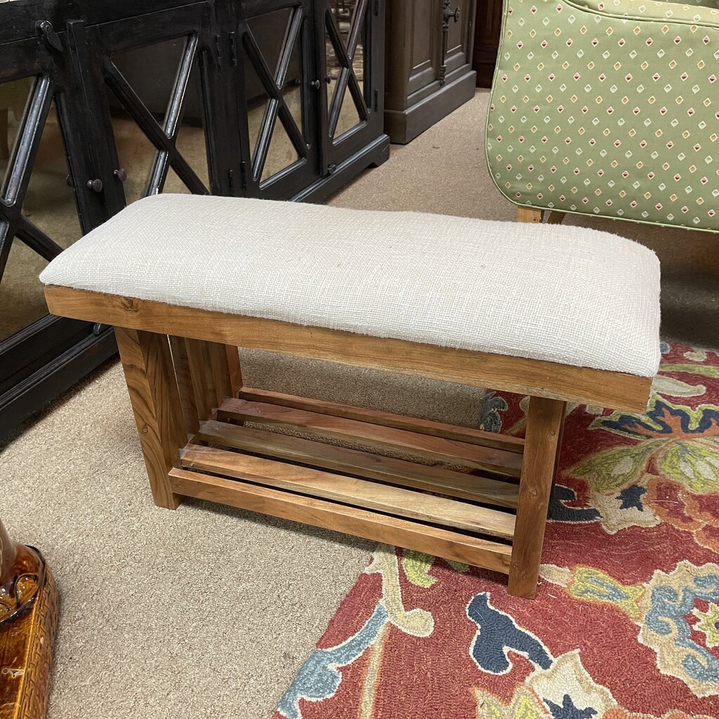 Upholstered Wood Bench
