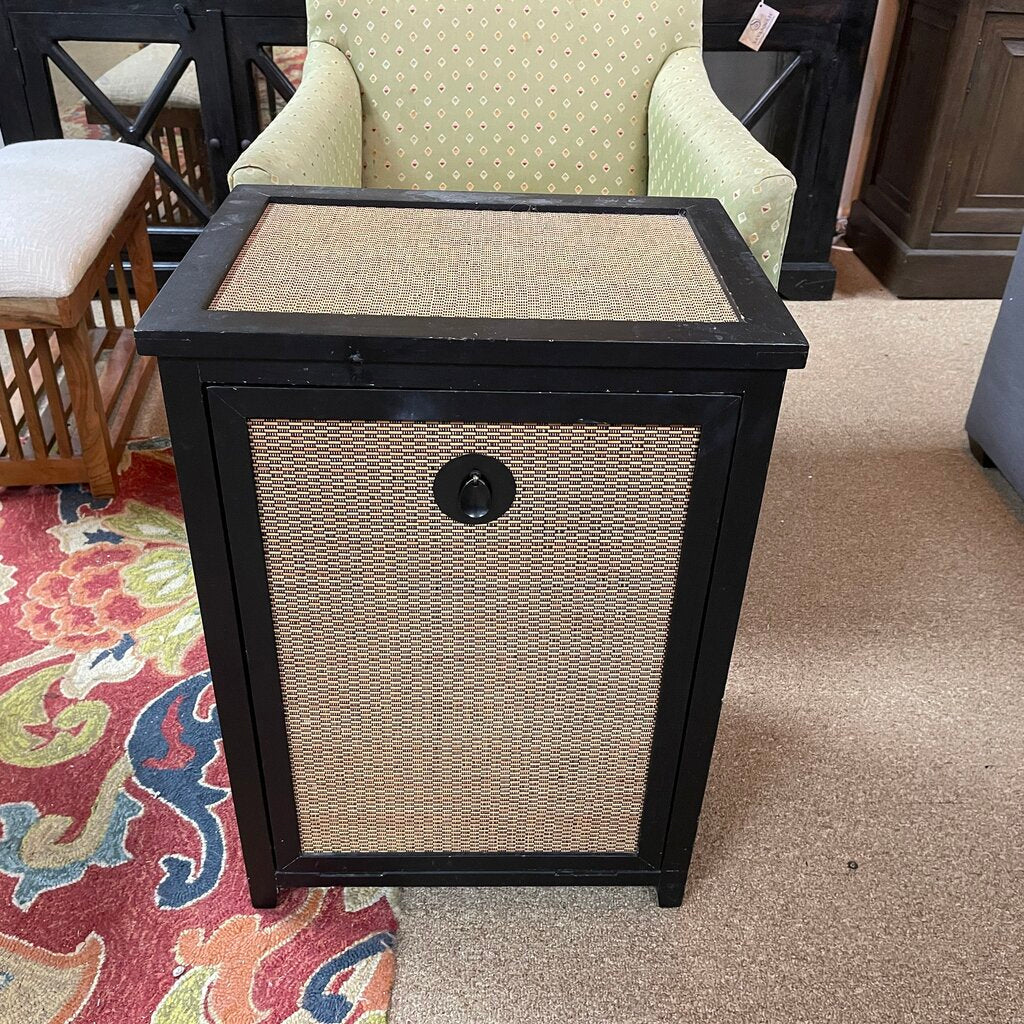 Wood Tilt Door Hamper