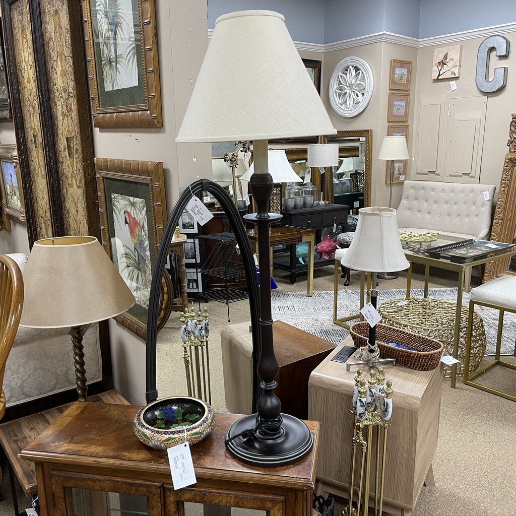 Tall Iron Buffet Lamp