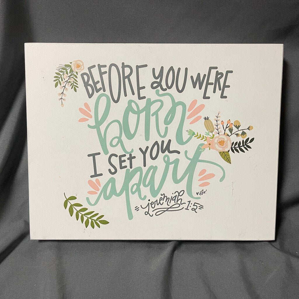 Word Art - Jeremiah 1:5