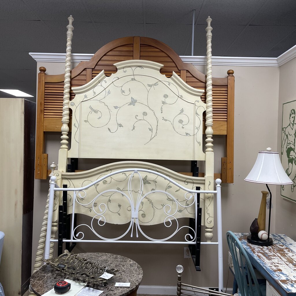 Painted 4-Post Bed (HB/FB/SR/Slats)