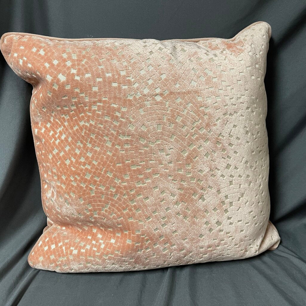 Pink Velvet Down Pillow