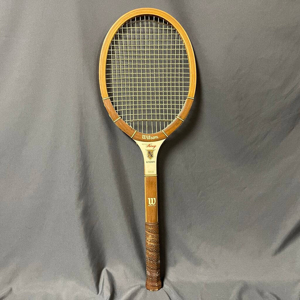 Billie Jean King Autograph Tennis Racket