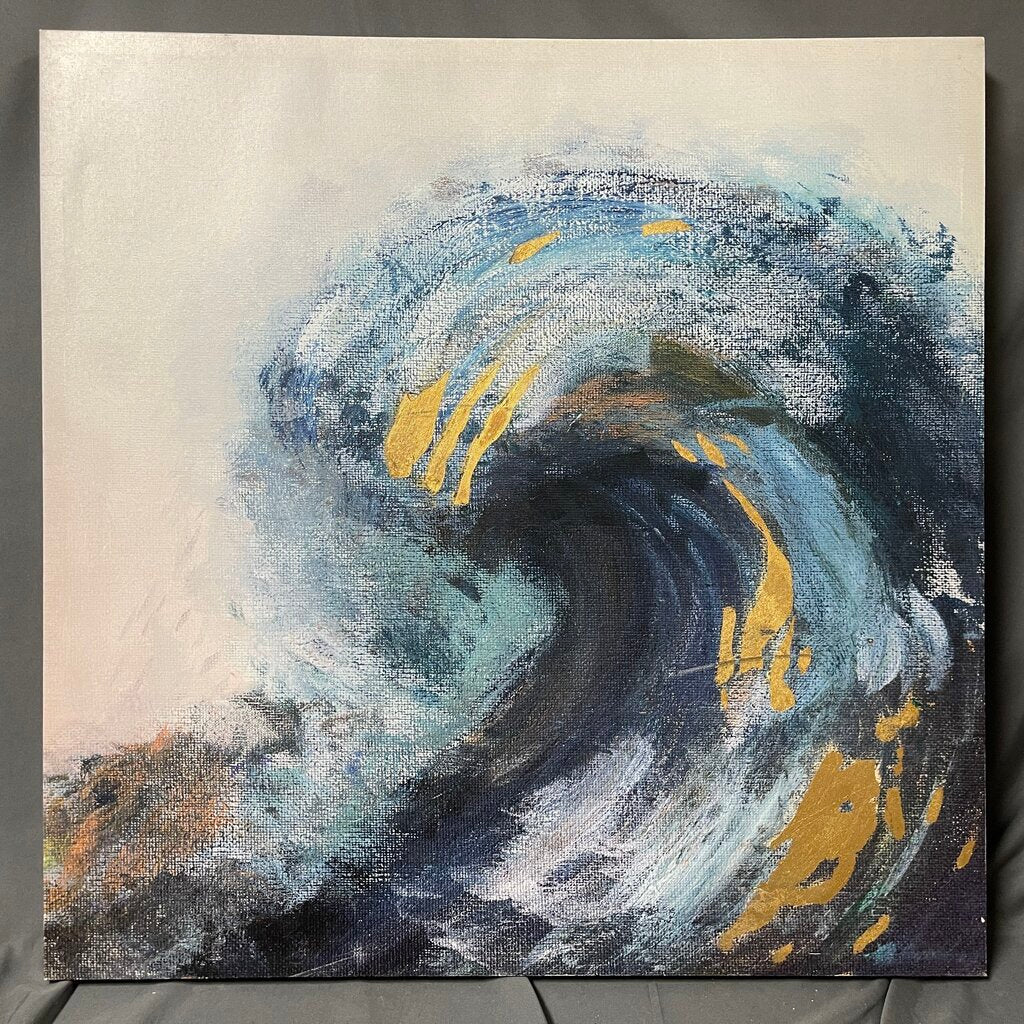 Abstract Wave Canvas