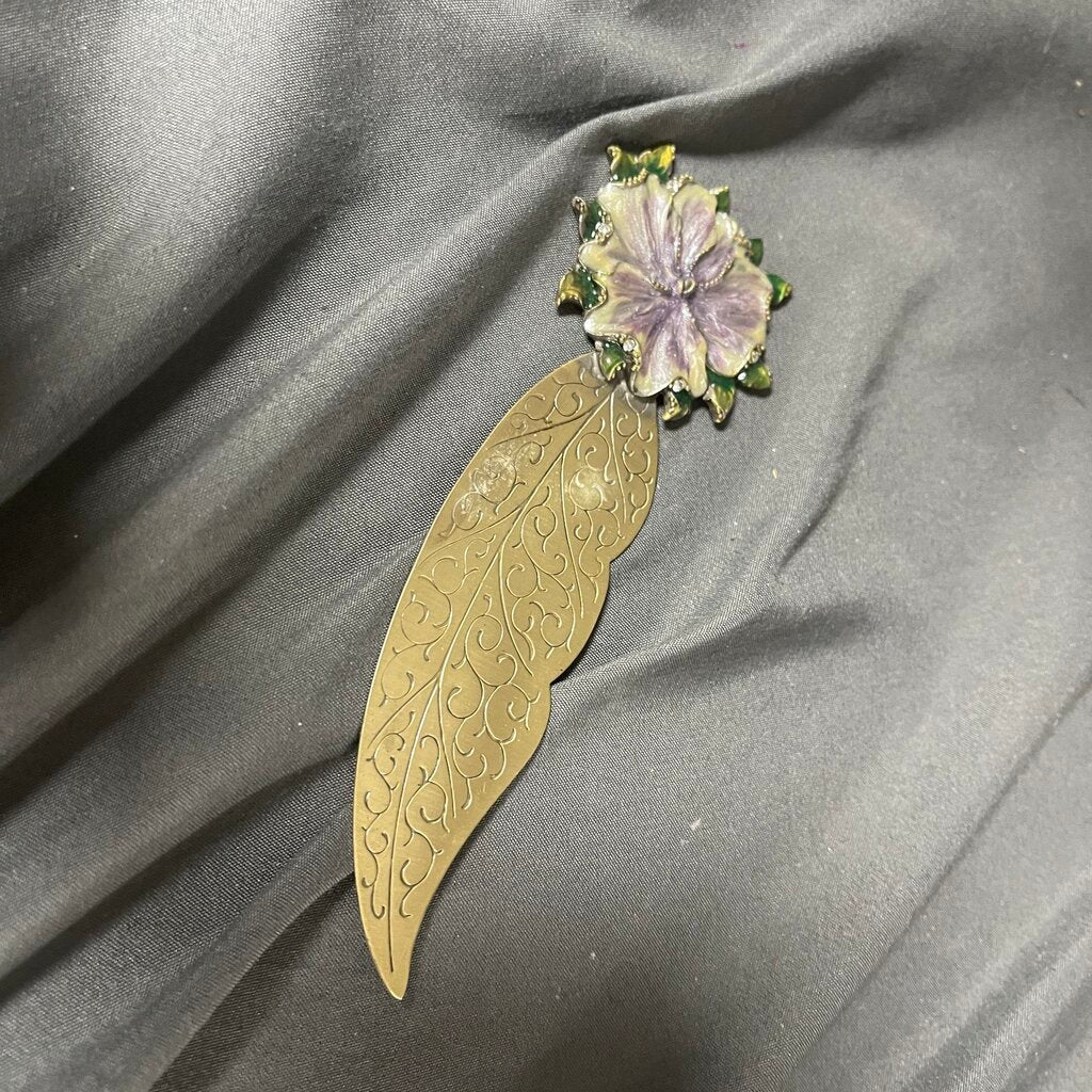Vintage Letter Opener w/Pansy