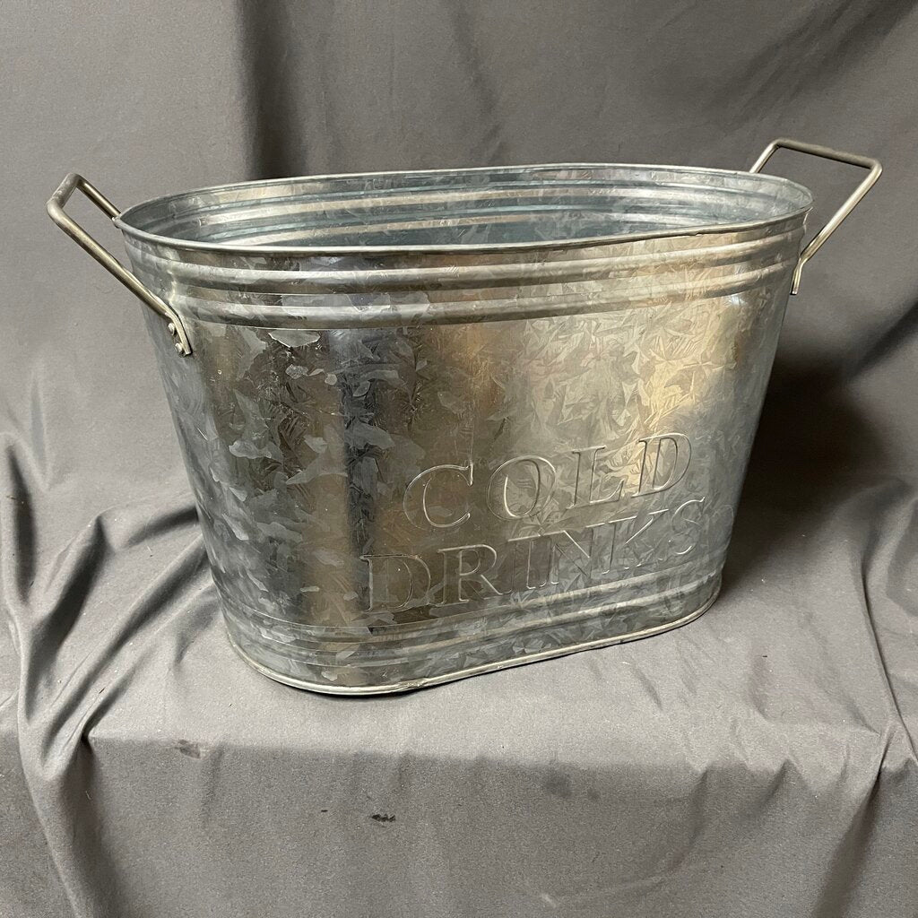 Galvanized Cold Drinks Tub