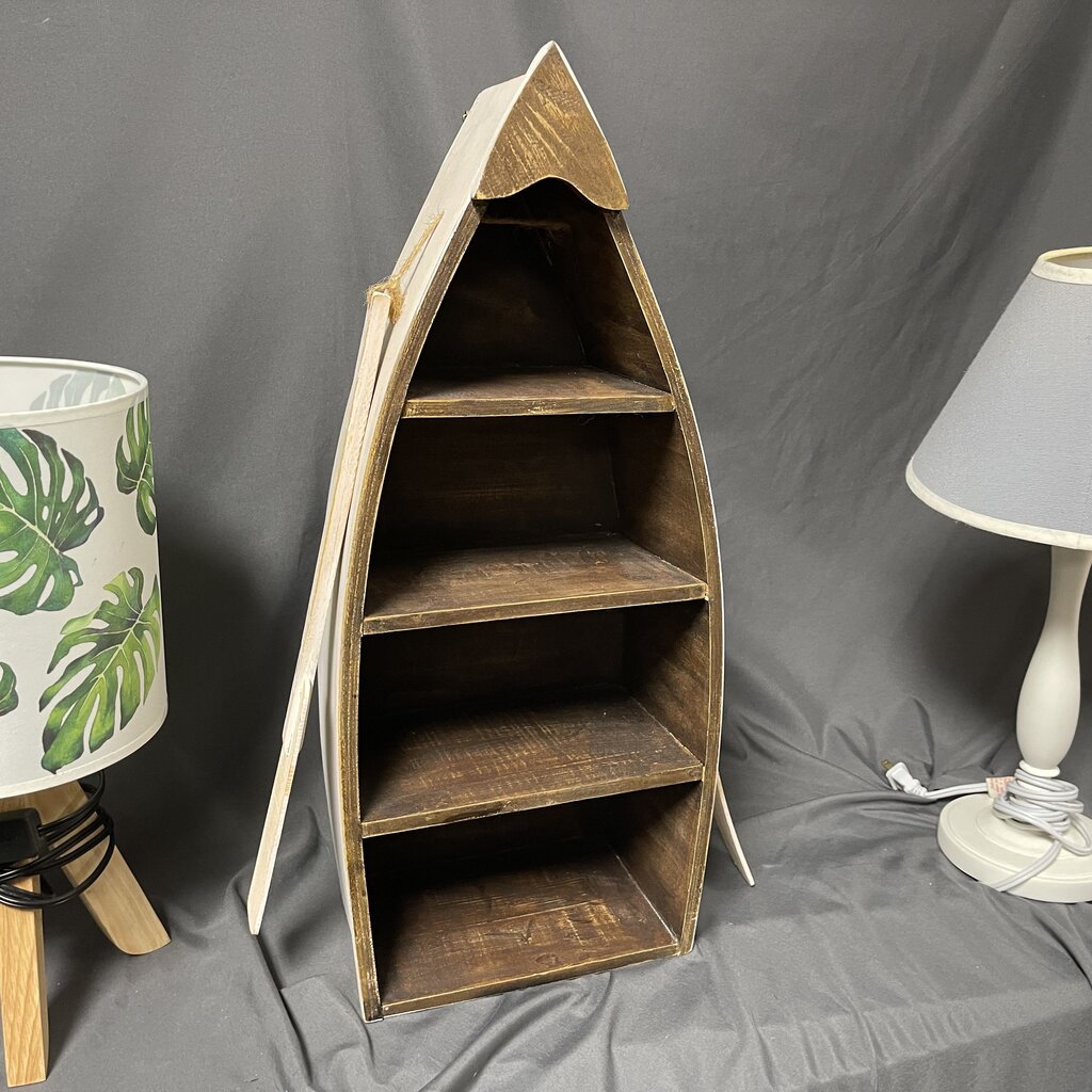 Wall Hanging Rowboat Shelf
