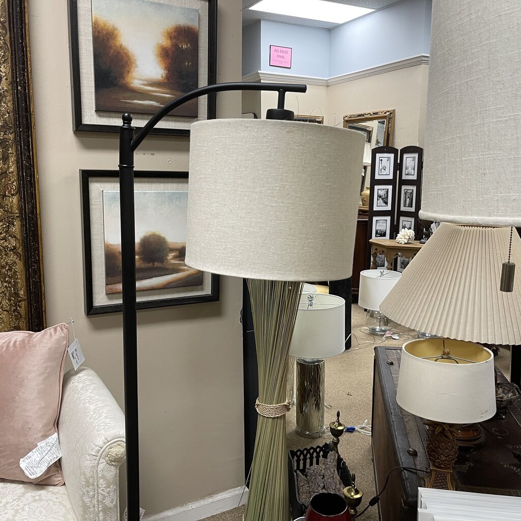 Black Metal Floor Lamp