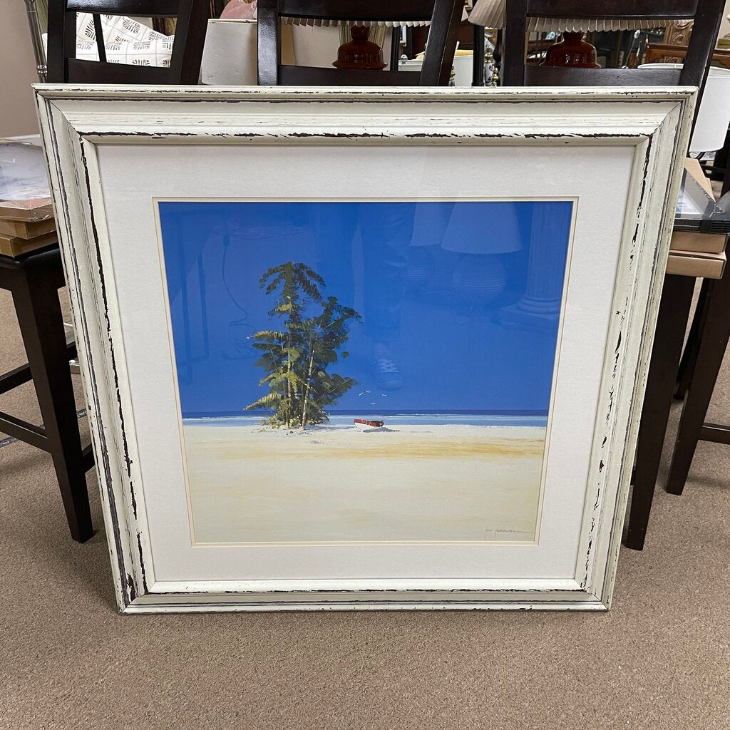 Large Rowboat Beach Print