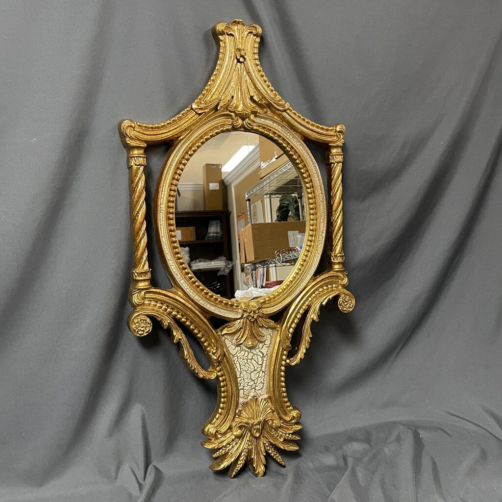 Vintage Style Resin Gilt Mirror