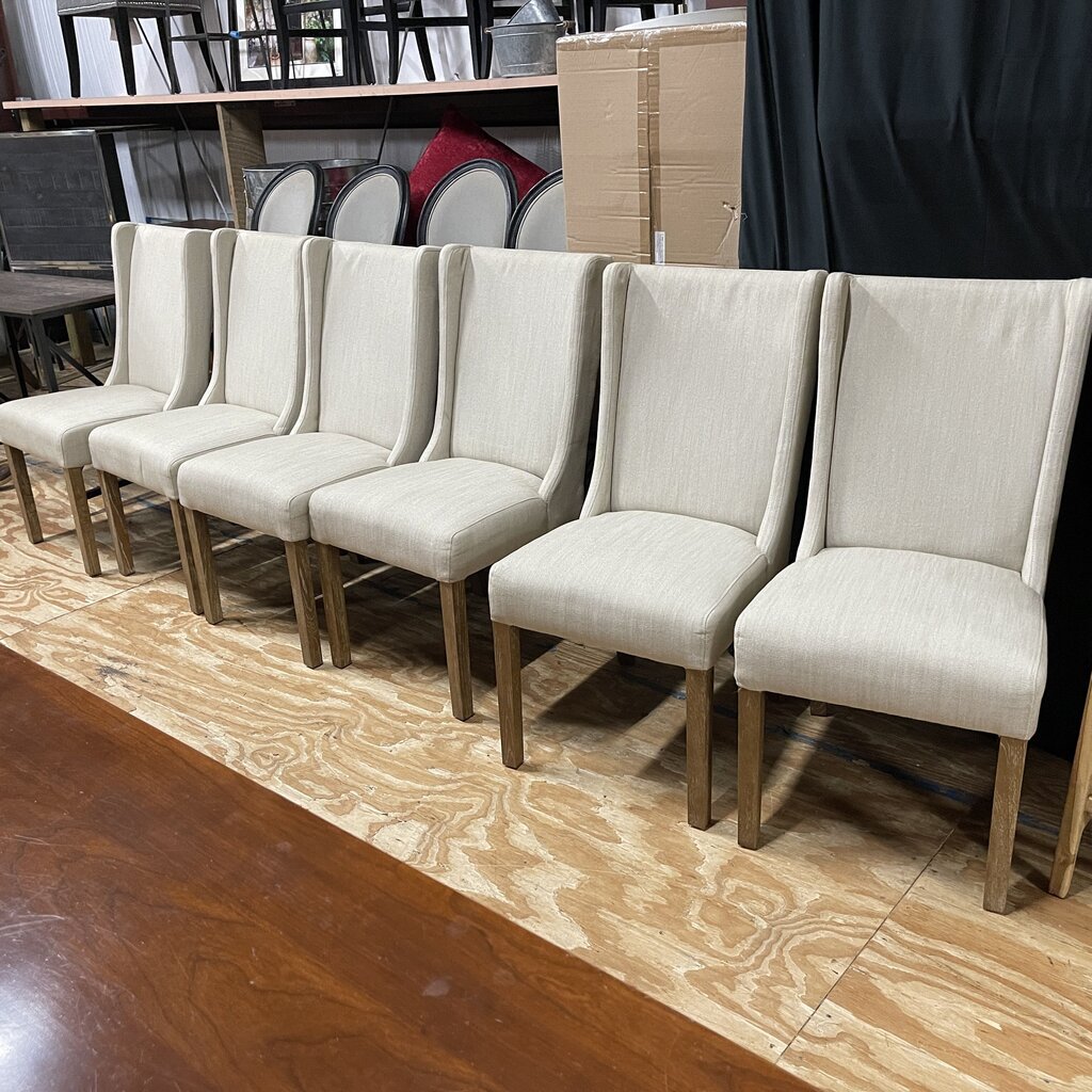 Set/6 Upholstered Dining Chairs