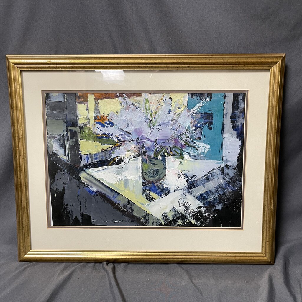 Floral Abstract Realism Painting