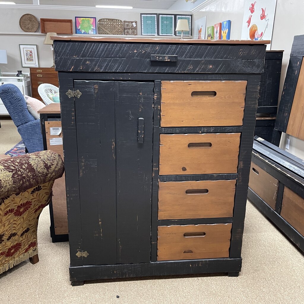Rustic Wood Side by Side Chest