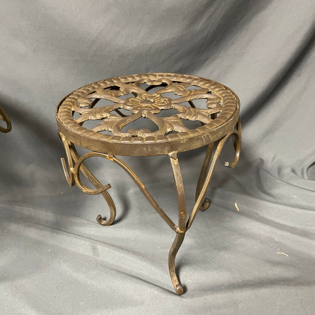 Round Iron Plant Stand