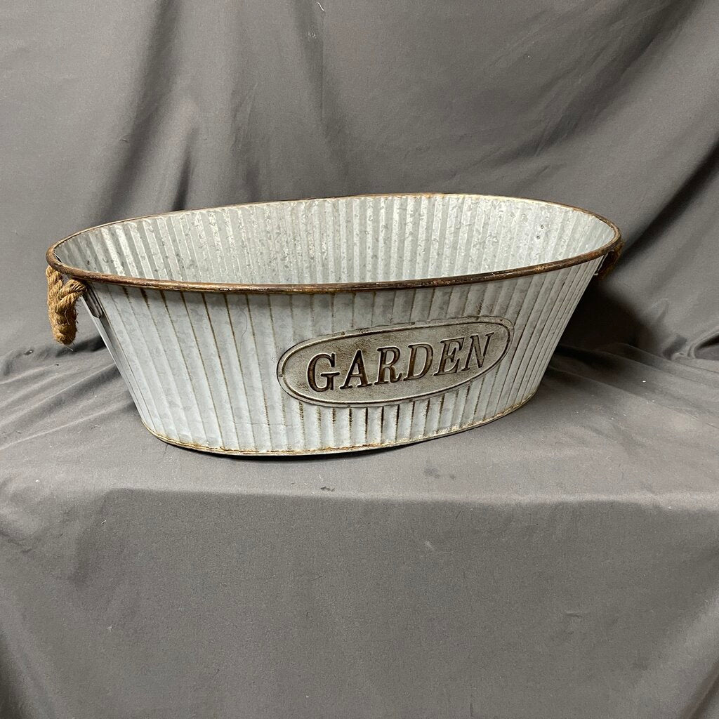 Galvanized Garden Tub