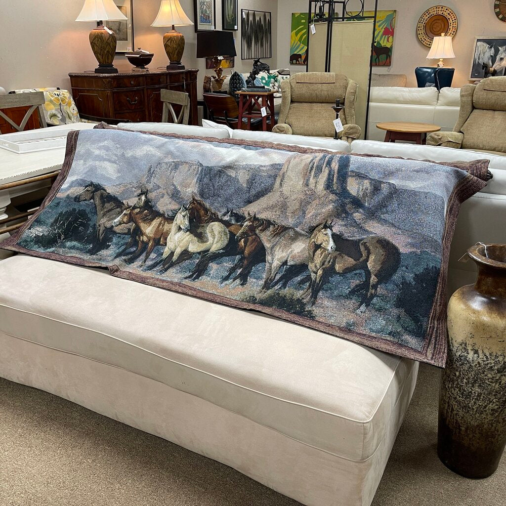 Horses The Lookout Tapestry