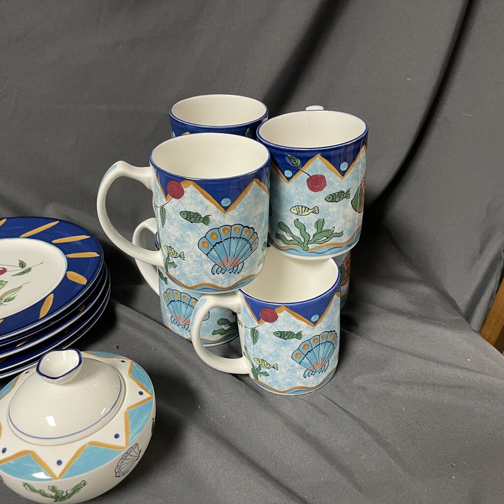 Ocean Collage Dinnerware