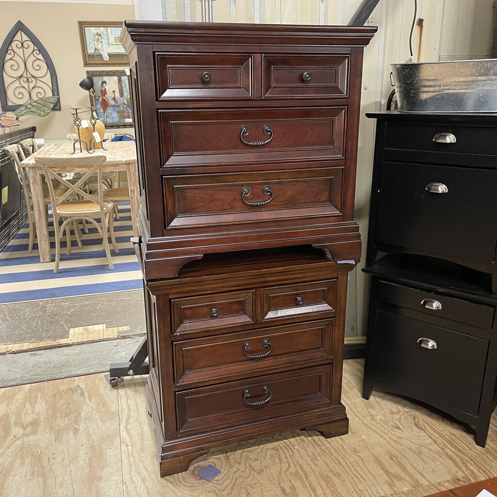 Pair Wood Nightstands