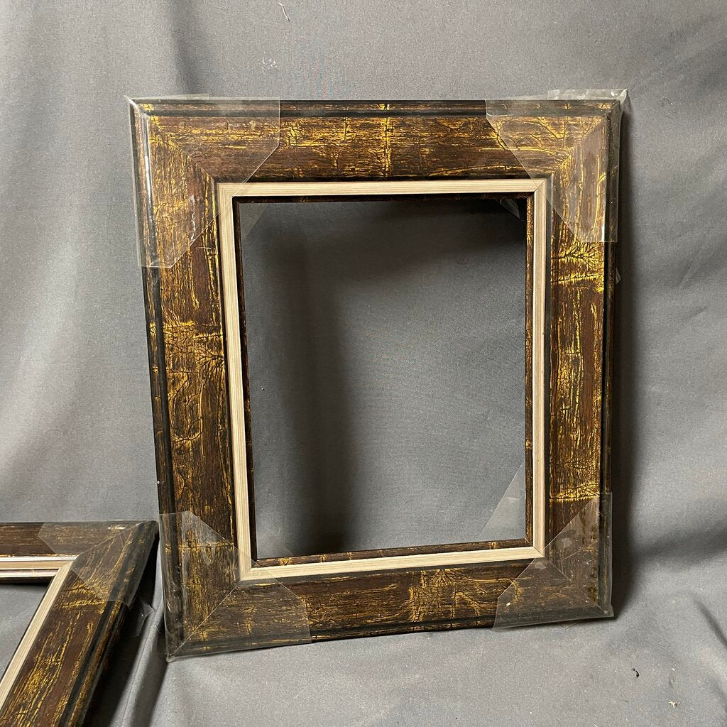 Black+Gold Mottled Picture Frame