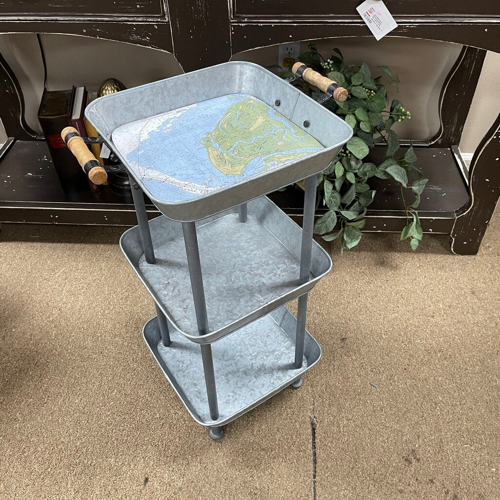 3-Tier Metal Tray Stand