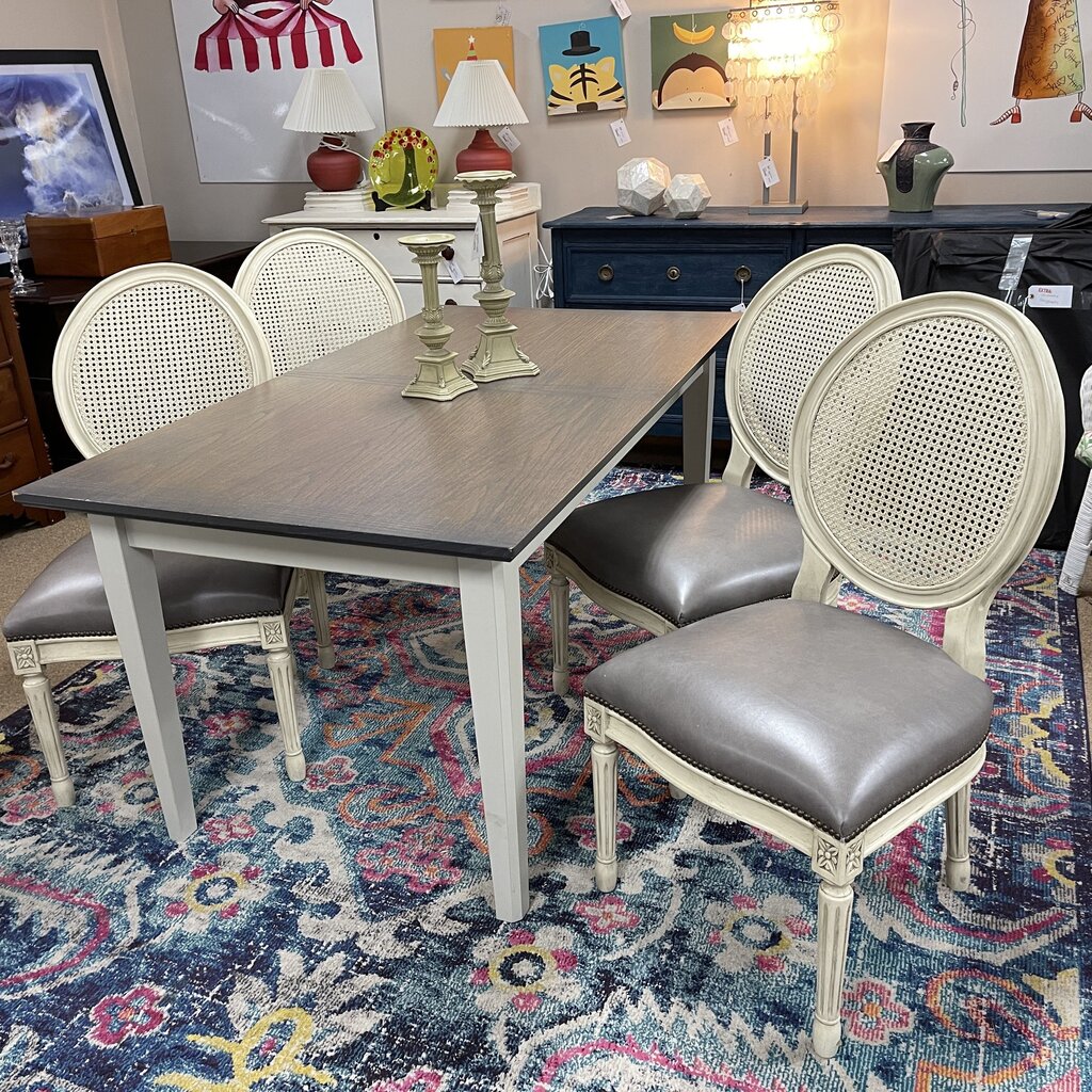 Set/4 Cane Back Dining Chairs