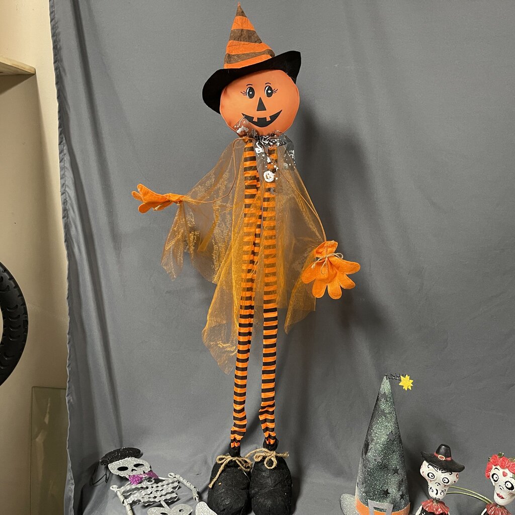 36" Pumpkin Figure