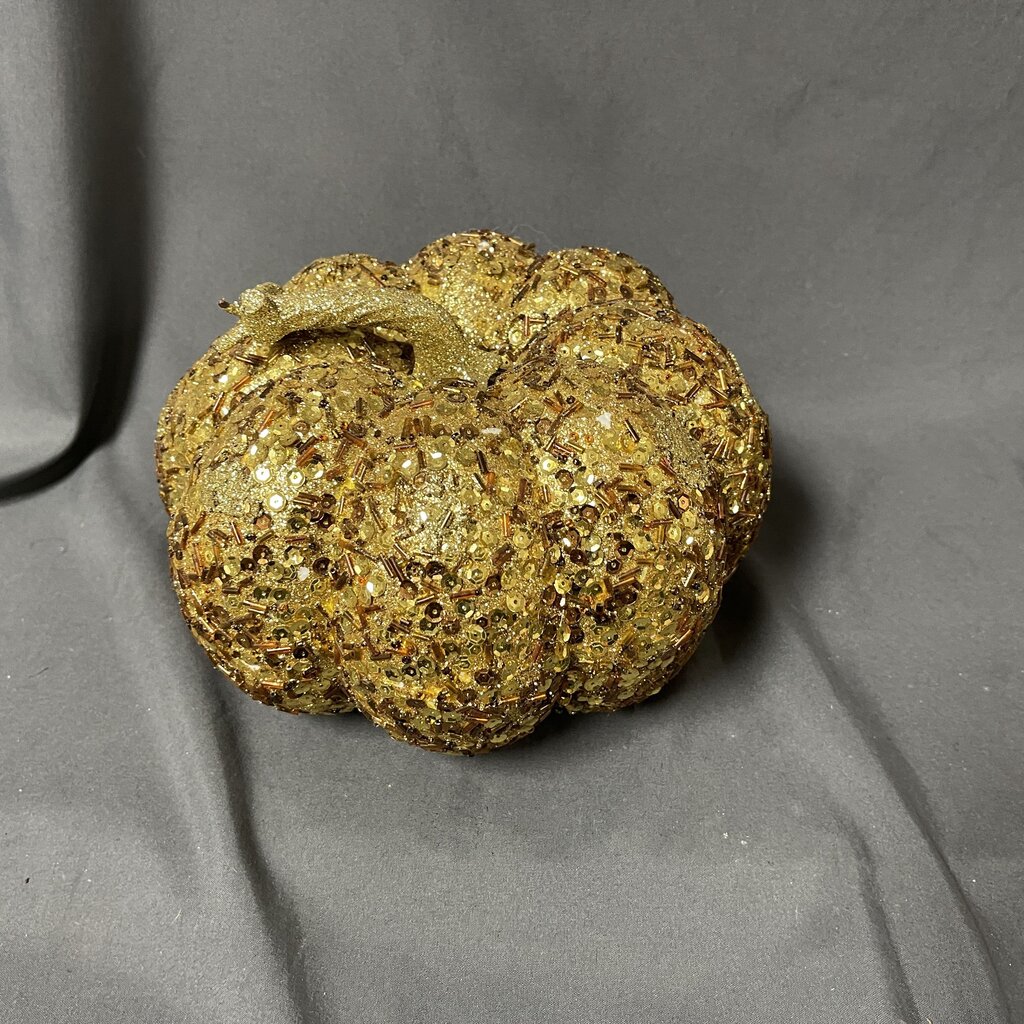Gold Glitter Pumpkin