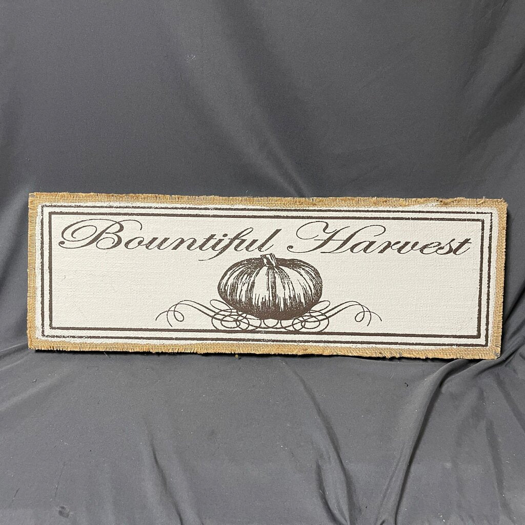 Bountiful Harvest Sign