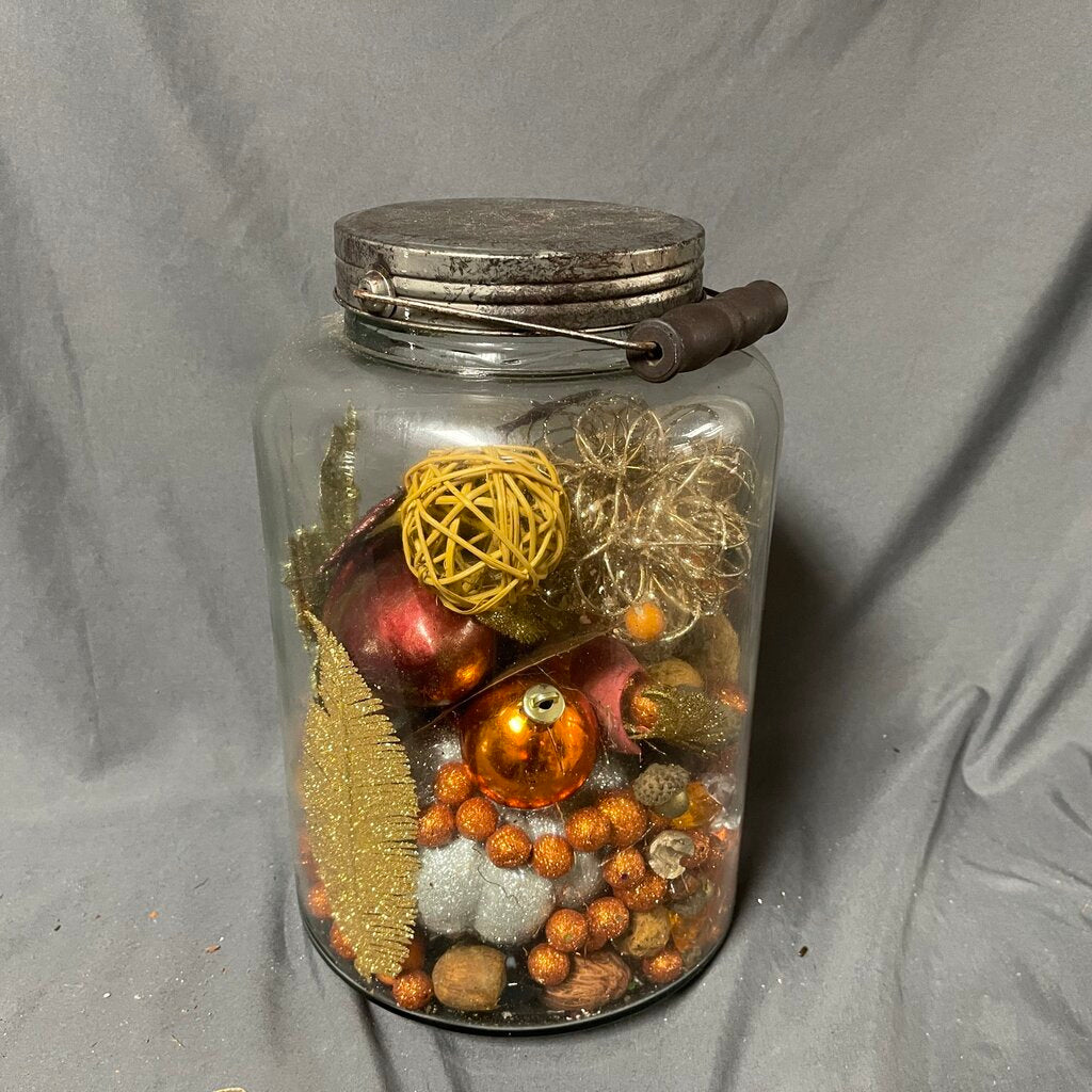 Jar of Fall Decor