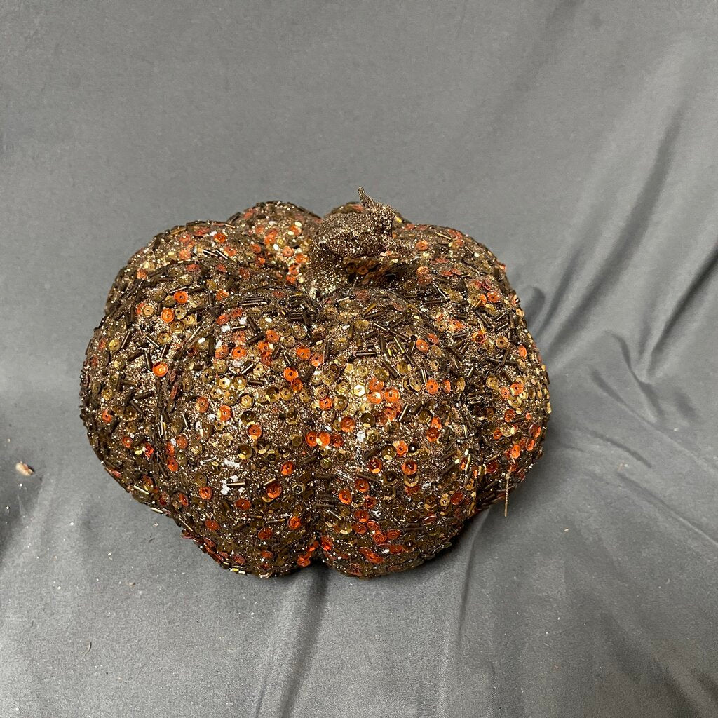 Orange Glitter Pumpkin
