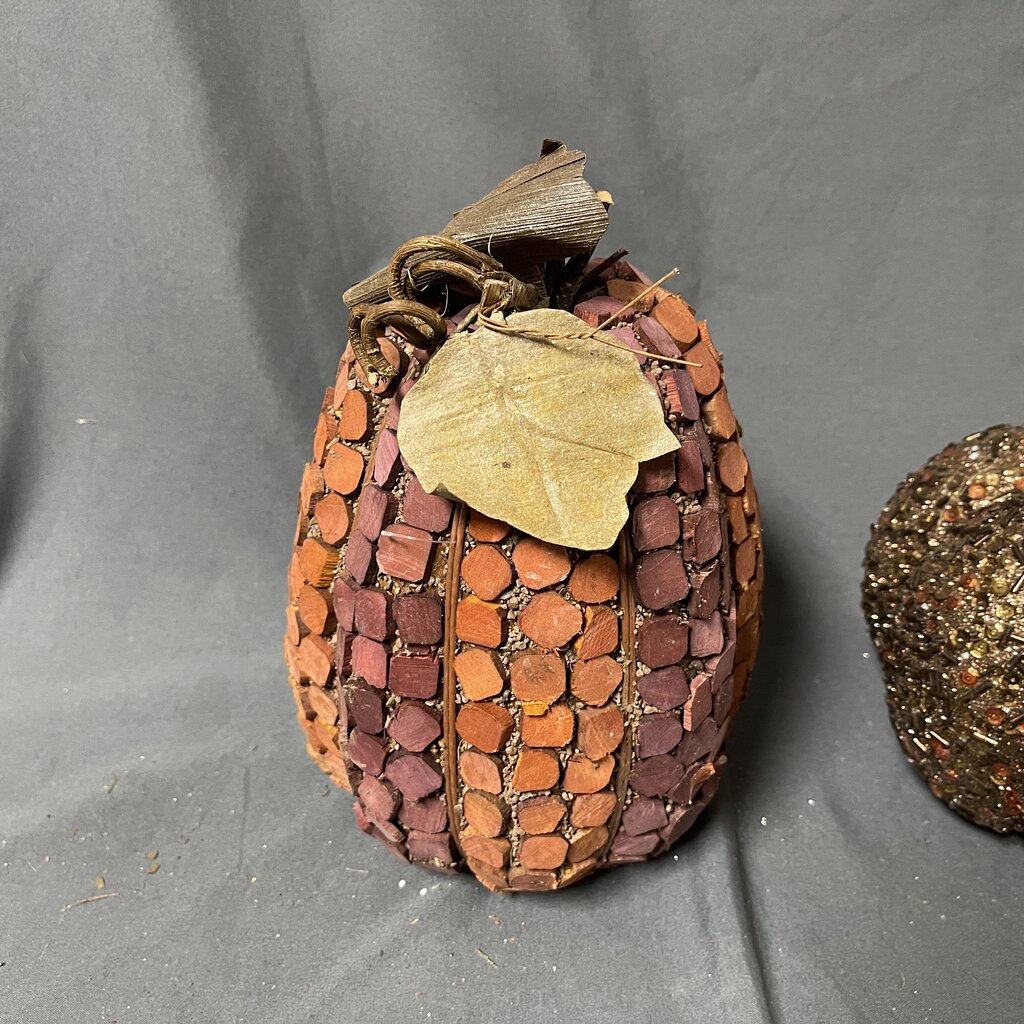 Mosaic Wood Pumpkin