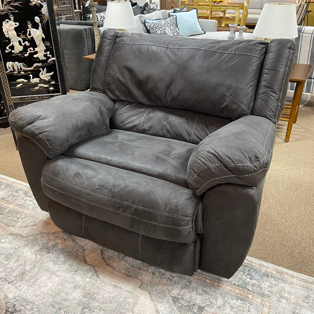 Oversized Microfiber Electric Recliner