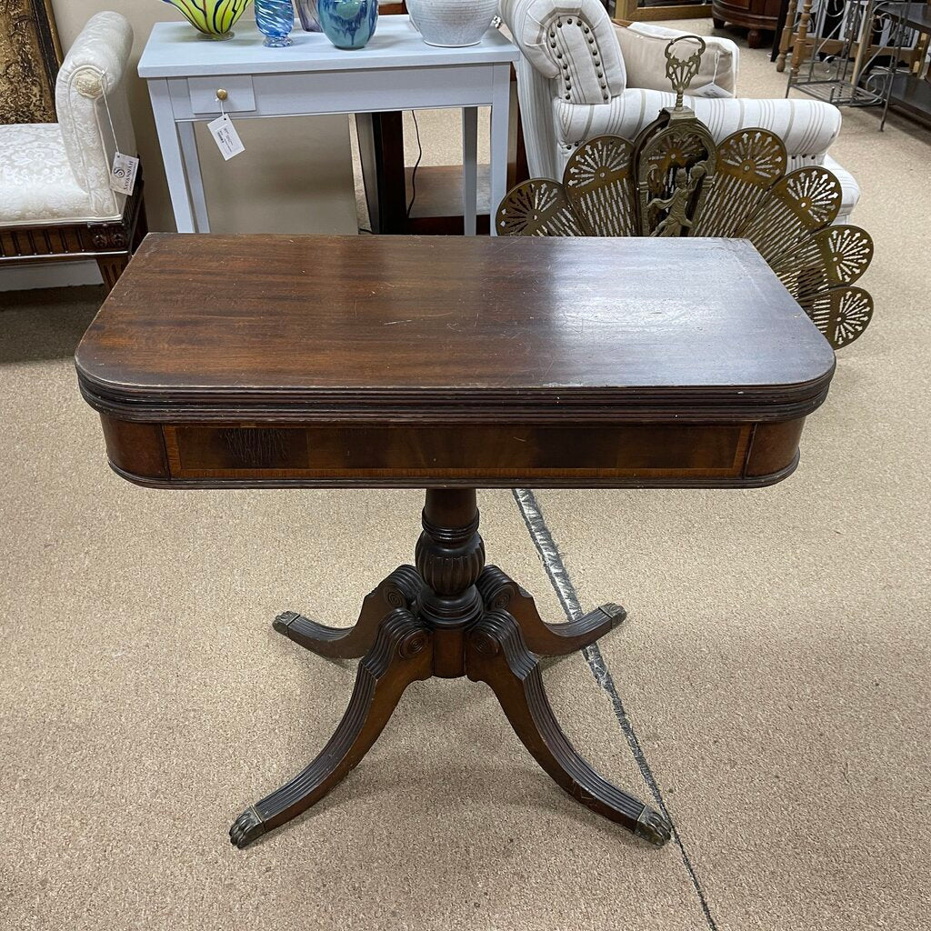 Vintage Flip Top Game Table