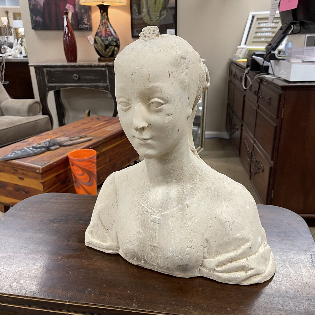 Noble Lady Plaster Bust