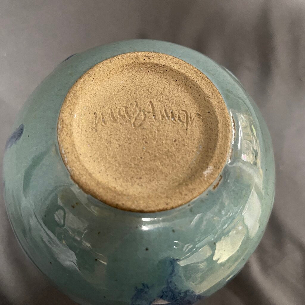 Artist Signed Pottery Vase