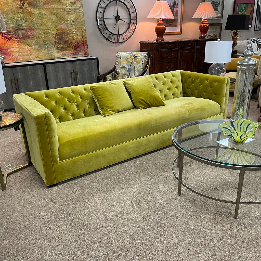Tufted Velvet Sofa