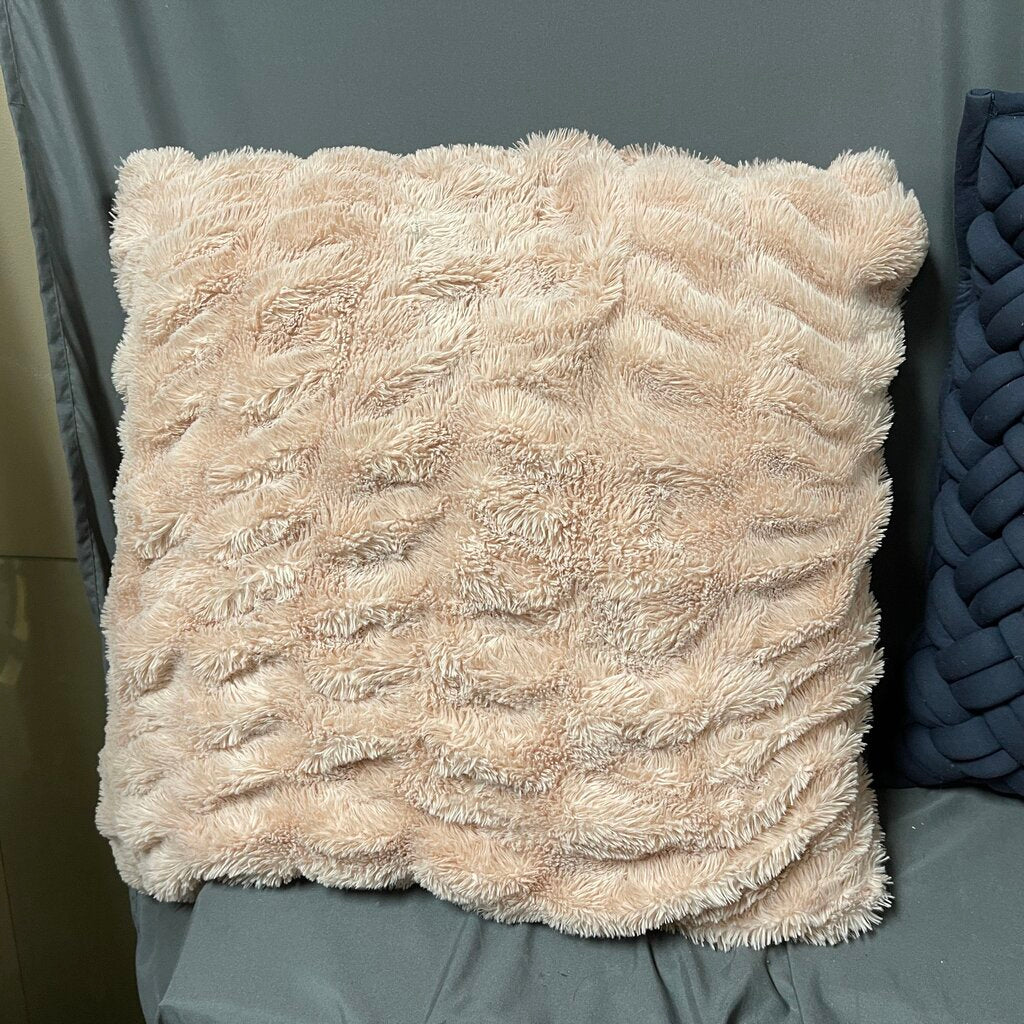 Down Filled Faux Fur Pillow