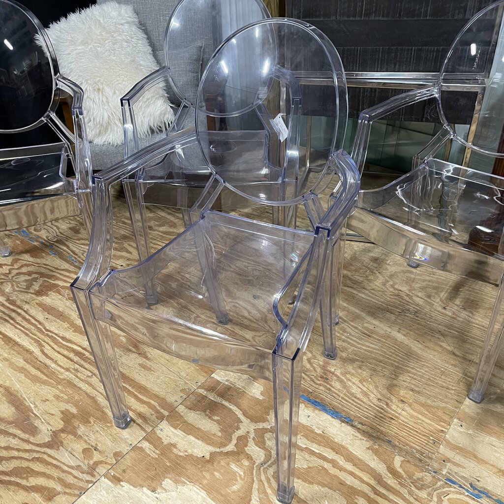 Set/4 Stackable Ghost Armchairs