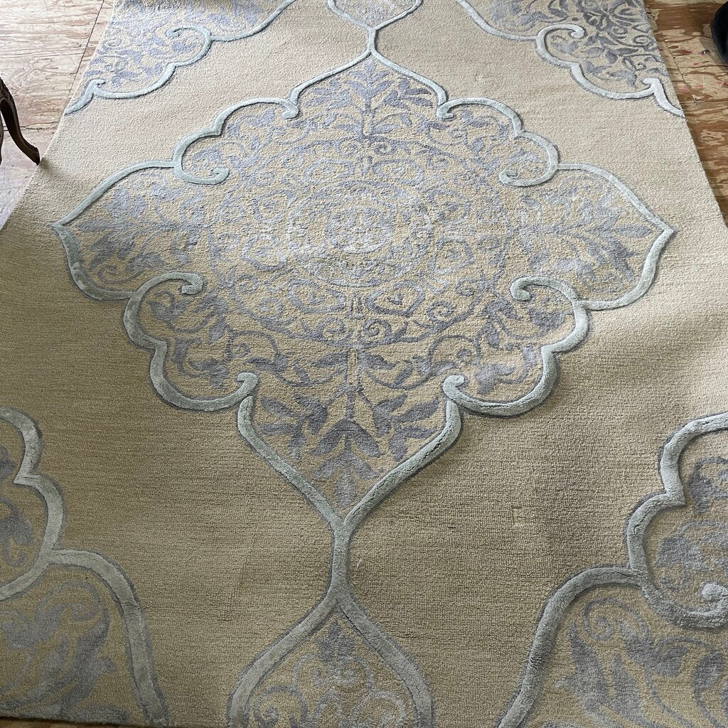 Dip Dye Collection 100% Wool Pile Rug