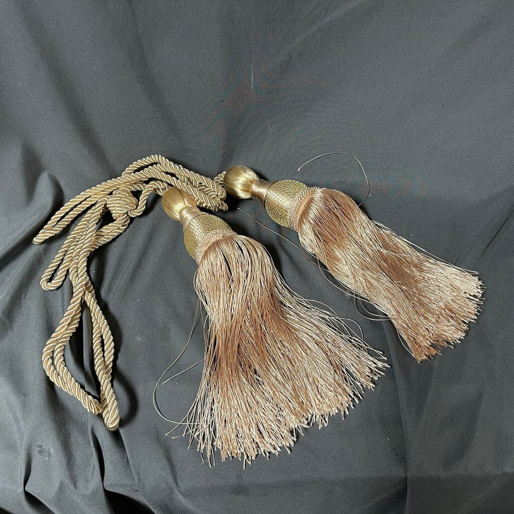 Pair Rose Gold Tassels
