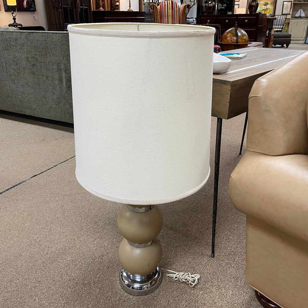 Contemporary Brown Ball Lamp