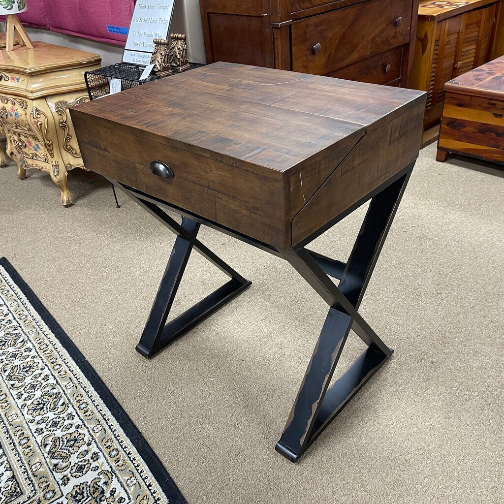 Small Rustic Stand-Up Writing Desk