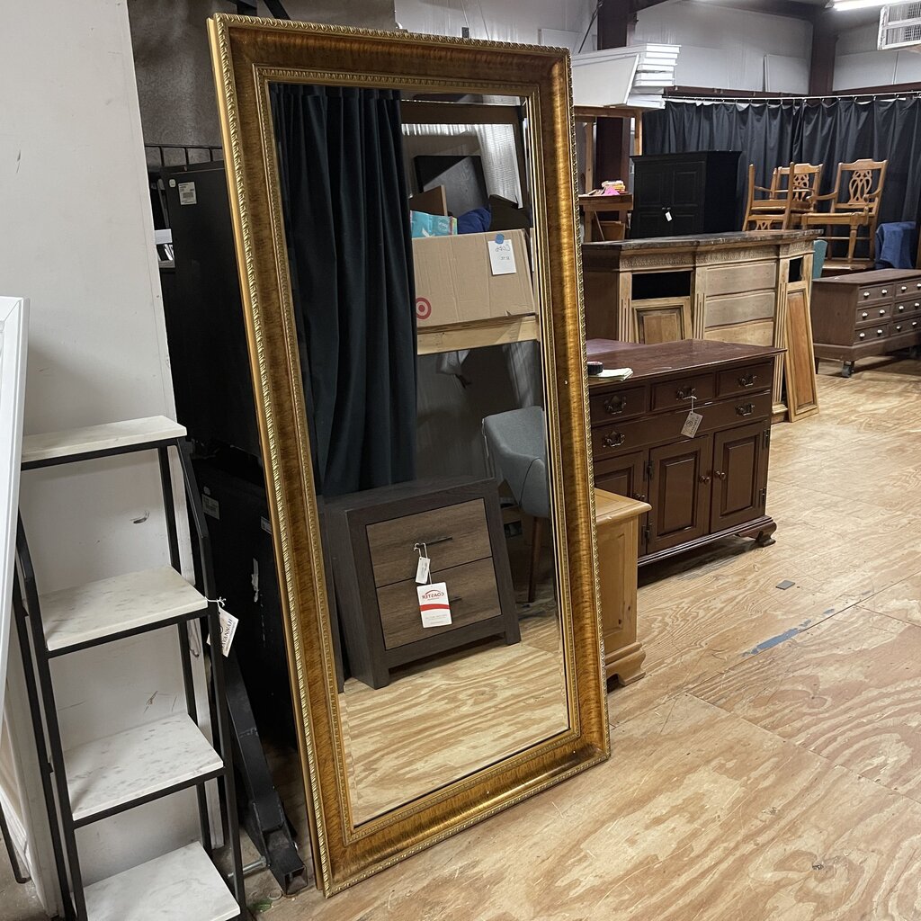 Tall Gold Mirror